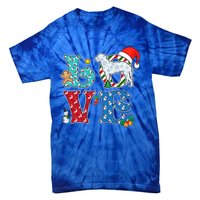 I Love Dog CurlyCoated Retriever Christmas Gift Tie-Dye T-Shirt