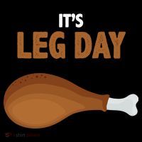 It's Leg Day Funny Turkey Impact Tech Backpack