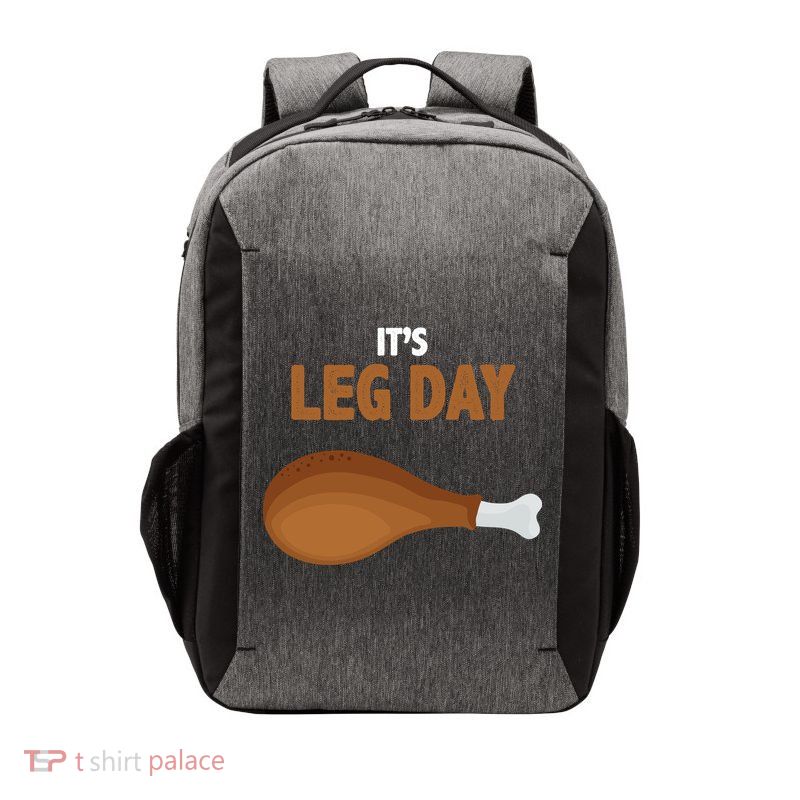 It's Leg Day Funny Turkey Vector Backpack