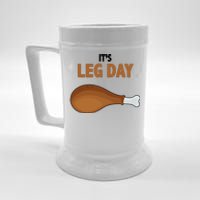 It's Leg Day Funny Turkey Beer Stein