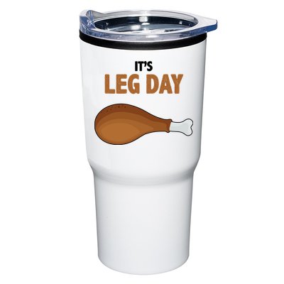 It's Leg Day Funny Turkey Tumbler
