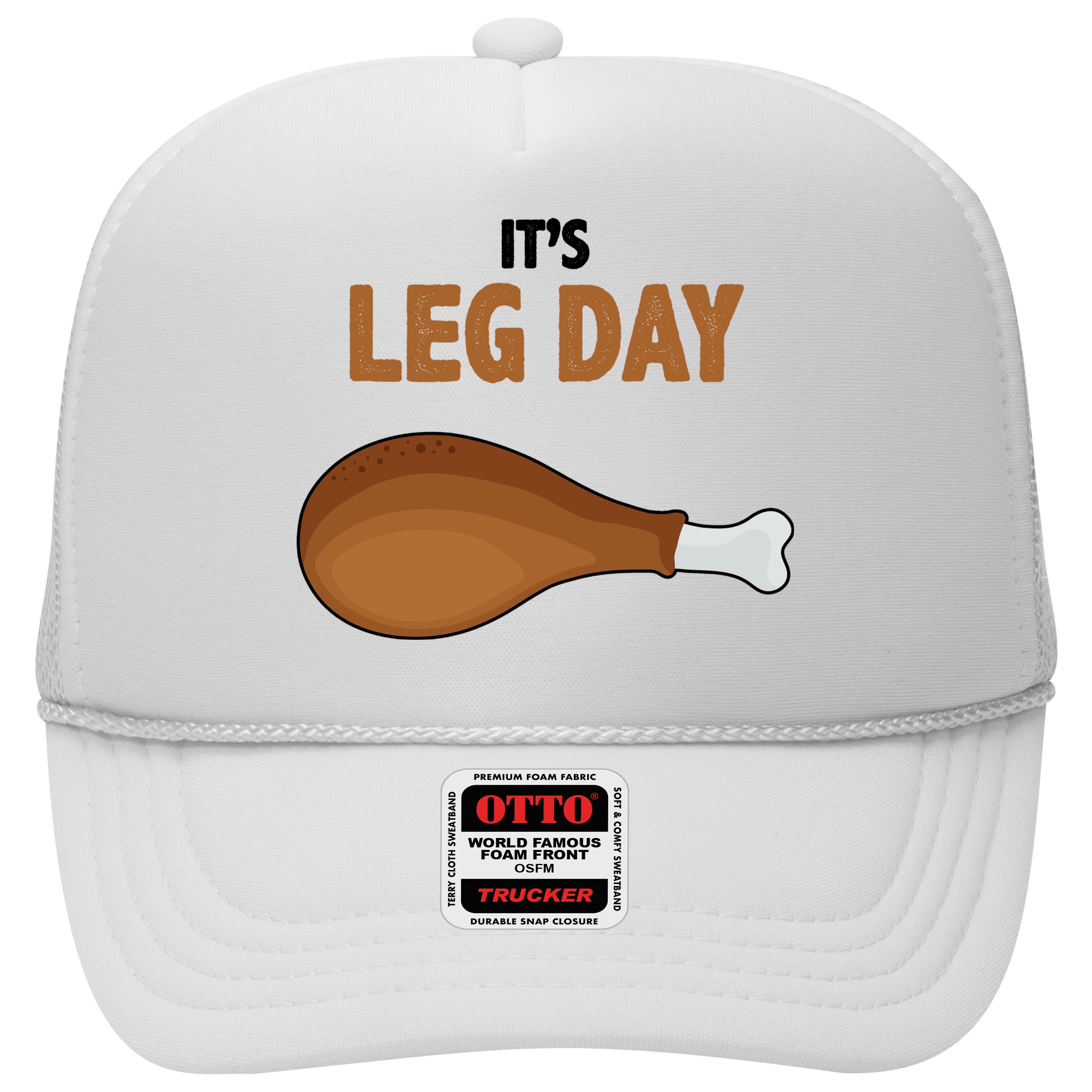 It's Leg Day Funny Turkey Hat