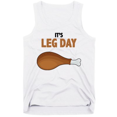 It's Leg Day Funny Turkey Tank Top