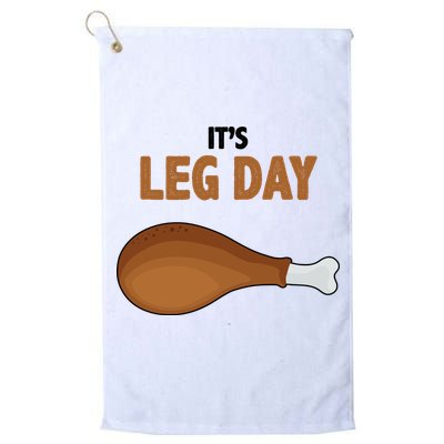 It's Leg Day Funny Turkey Golf Towel