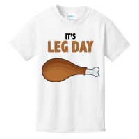 It's Leg Day Funny Turkey Kids T-Shirt