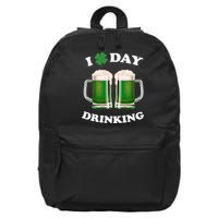 I Love Day Drinking St Patrick's Day Party 16 in Basic Backpack