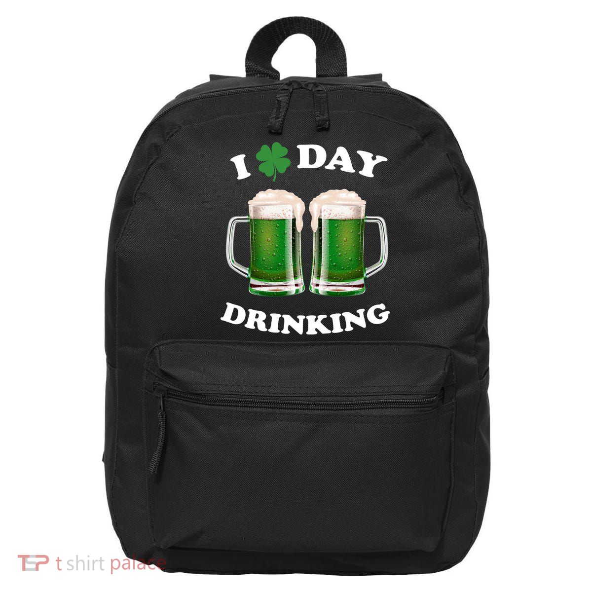I Love Day Drinking St Patrick's Day Party 16 in Basic Backpack