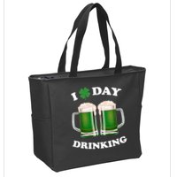 I Love Day Drinking St Patrick's Day Party Zip Tote Bag