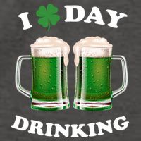 I Love Day Drinking St Patrick's Day Party Vector Backpack