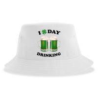 I Love Day Drinking St Patrick's Day Party Sustainable Bucket Hat