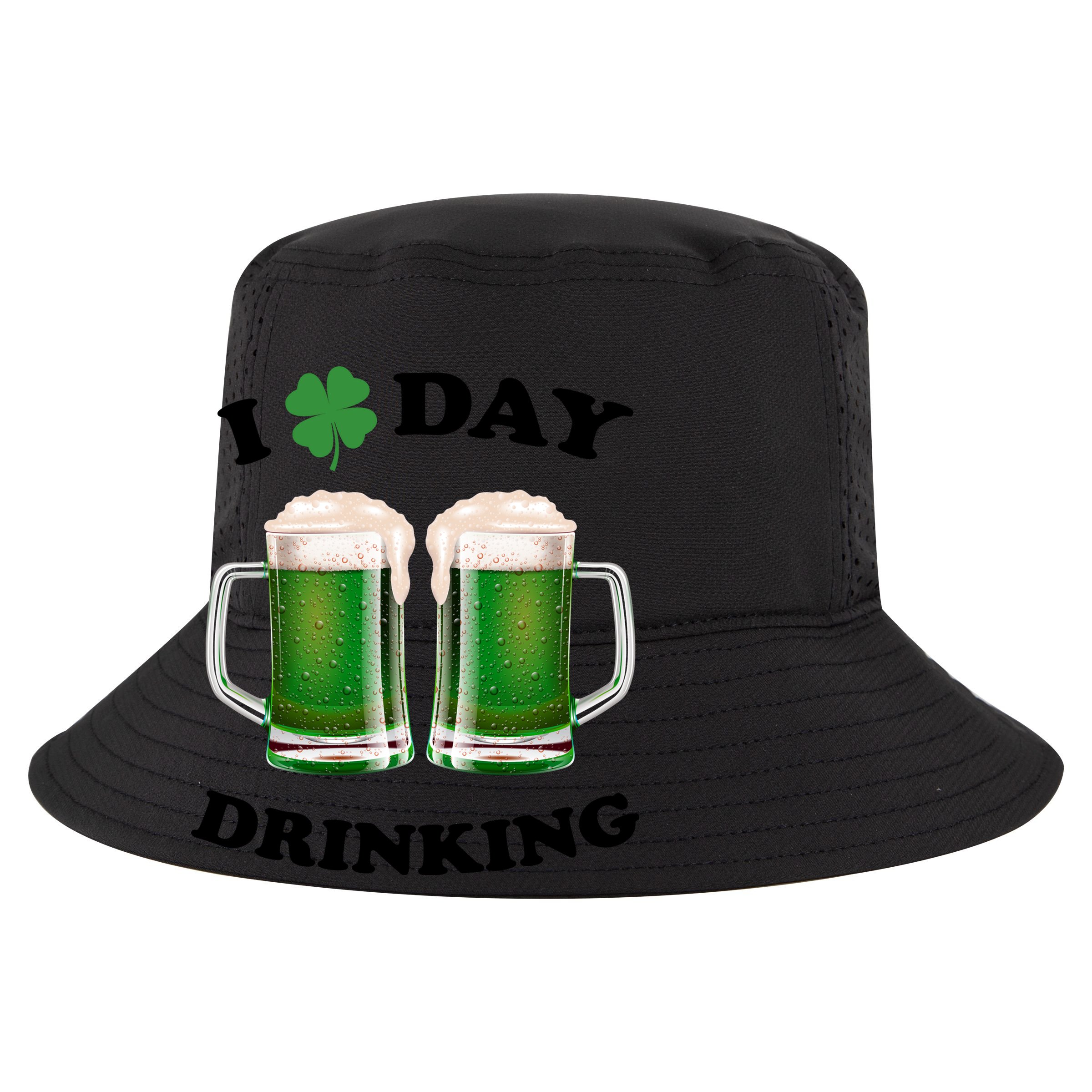 I Love Day Drinking St Patrick's Day Party 15oz Campfire Ceramic Mug