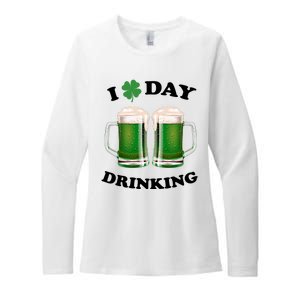 I Love Day Drinking St Patrick's Day Party Womens CVC Long Sleeve Shirt