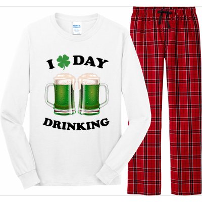 I Love Day Drinking St Patrick's Day Party Long Sleeve Pajama Set