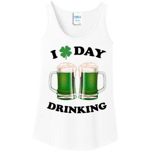 I Love Day Drinking St Patrick's Day Party Ladies Essential Tank