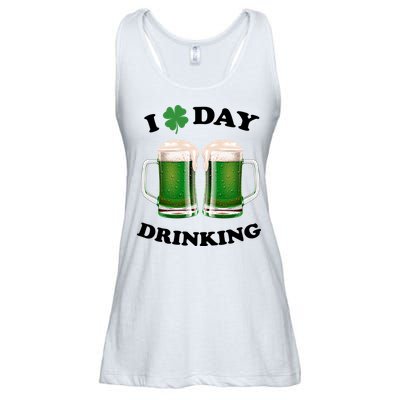 I Love Day Drinking St Patrick's Day Party Ladies Essential Flowy Tank