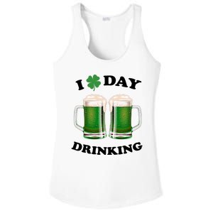 I Love Day Drinking St Patrick's Day Party Ladies PosiCharge Competitor Racerback Tank