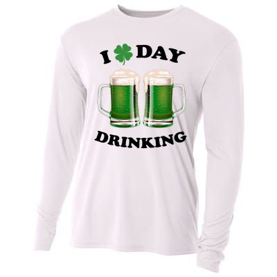 I Love Day Drinking St Patrick's Day Party Cooling Performance Long Sleeve Crew