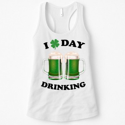 I Love Day Drinking St Patrick's Day Party Womens Tank Top