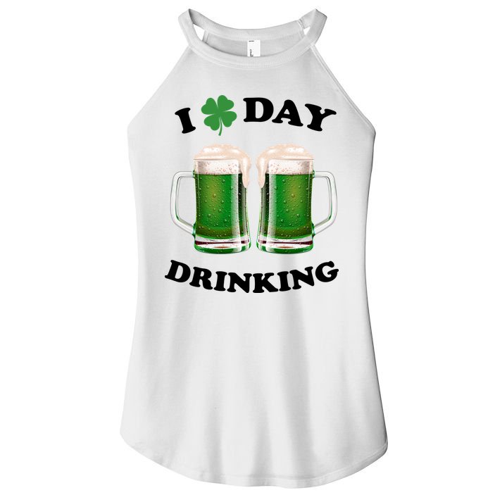 I Love Day Drinking St Patrick's Day Party Women's Perfect Tri Rocker Tank