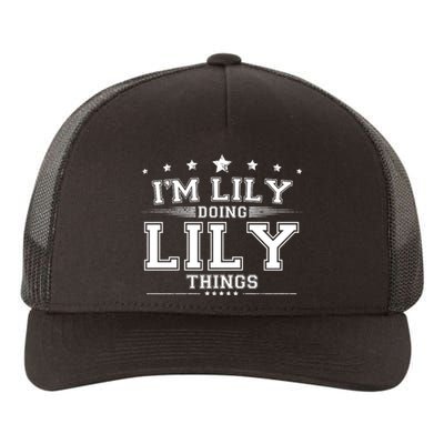 Im Lily Doing Lily Things Yupoong Adult 5-Panel Trucker Hat