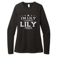 Im Lily Doing Lily Things Womens CVC Long Sleeve Shirt