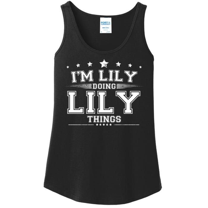 Im Lily Doing Lily Things Ladies Essential Tank