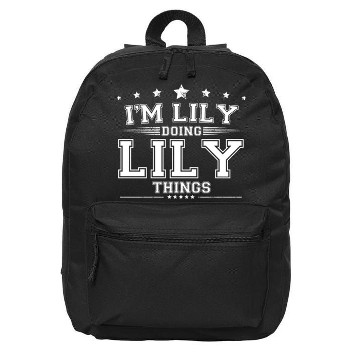 Im Lily Doing Lily Things 16 in Basic Backpack