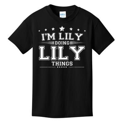 Im Lily Doing Lily Things Kids T-Shirt