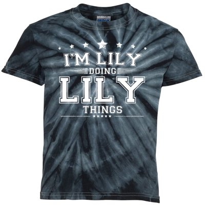 Im Lily Doing Lily Things Kids Tie-Dye T-Shirt