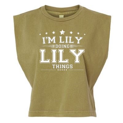 Im Lily Doing Lily Things Garment-Dyed Women's Muscle Tee