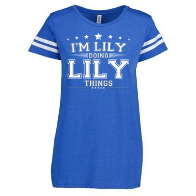 Im Lily Doing Lily Things Enza Ladies Jersey Football T-Shirt