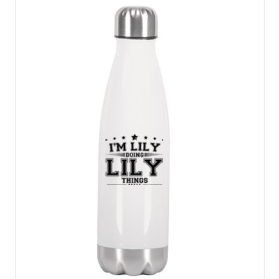 Im Lily Doing Lily Things Stainless Steel Insulated Water Bottle