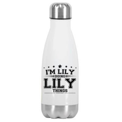 Im Lily Doing Lily Things Stainless Steel Insulated Water Bottle