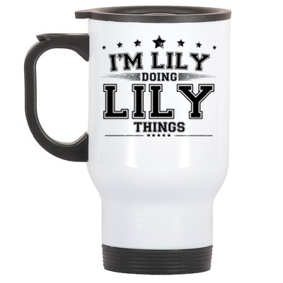 Im Lily Doing Lily Things Stainless Steel Travel Mug