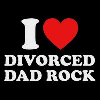 I Love Divorced Dad Rock Joke Kids Hoodie