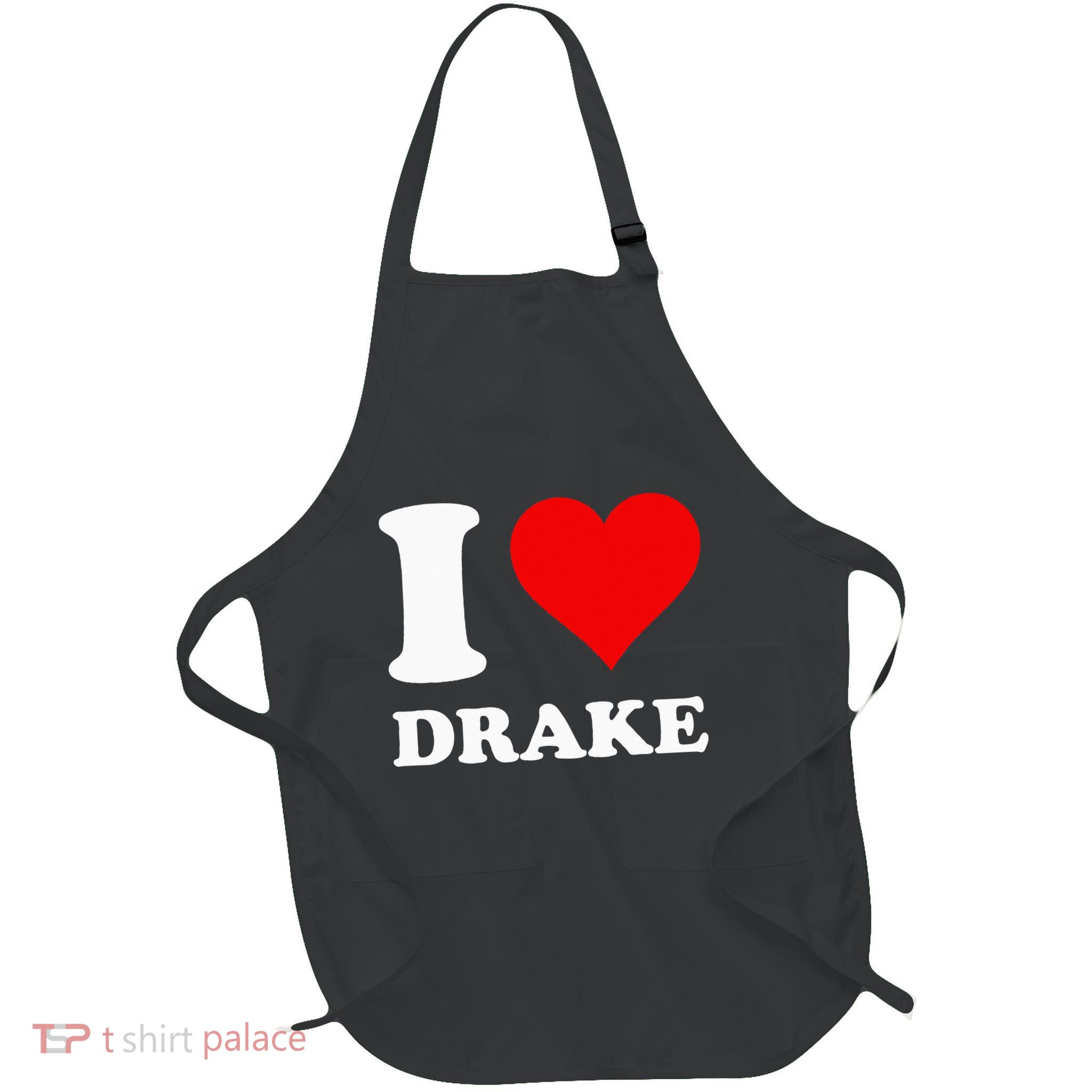I Love Drake First Name Apron