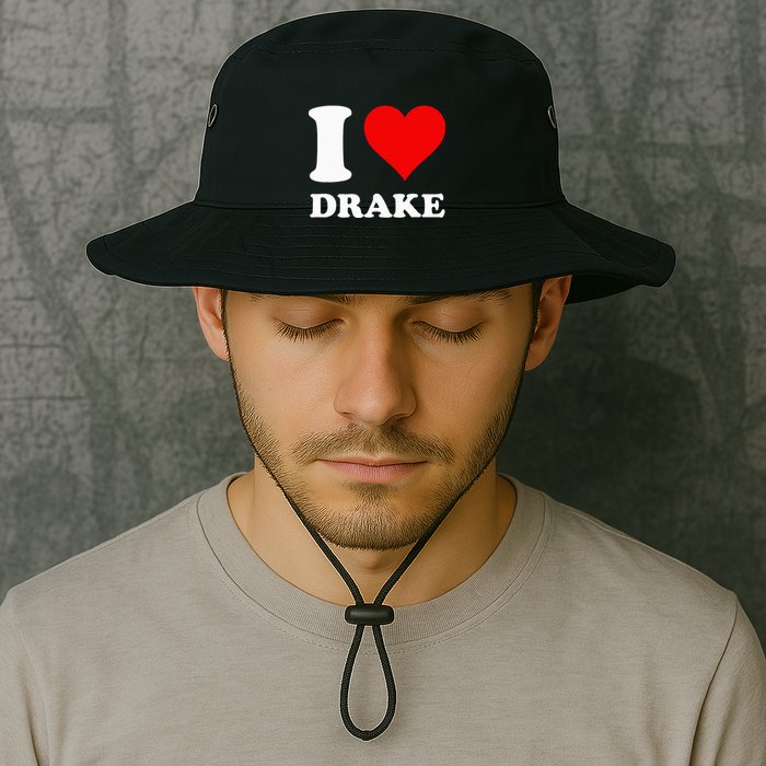 I Love Drake First Name Bucket Hat