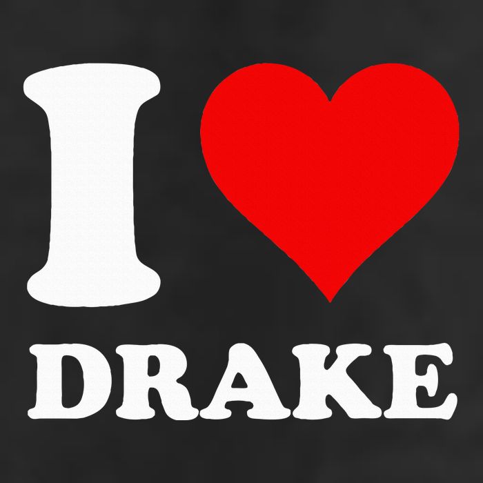 I Love Drake First Name Golf Towel