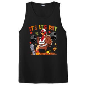 ItS Leg Day Turkey Running Funny Thanksgiving PosiCharge Competitor Tank