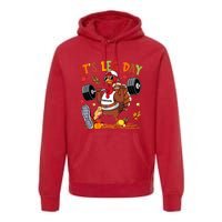 ItS Leg Day Turkey Running Funny Thanksgiving Premium Hoodie