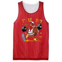 ItS Leg Day Turkey Running Funny Thanksgiving Mesh Reversible Basketball Jersey Tank