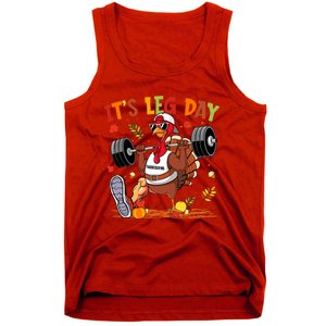 ItS Leg Day Turkey Running Funny Thanksgiving Tank Top