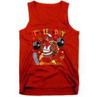 ItS Leg Day Turkey Running Funny Thanksgiving Tank Top