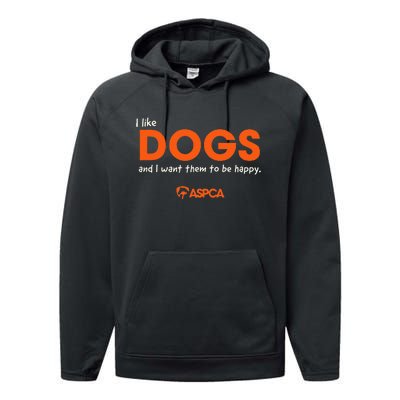 I Like Dogs Performance Fleece Hoodie