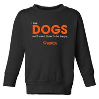 I Like Dogs Toddler Sweatshirt