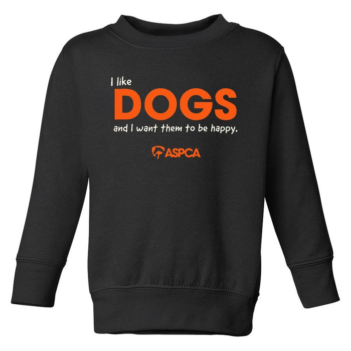 I Like Dogs Toddler Sweatshirt