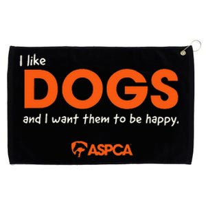 I Like Dogs Grommeted Golf Towel