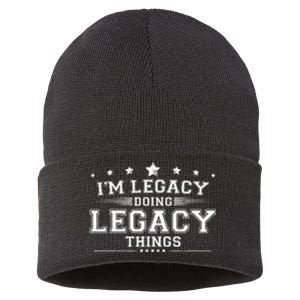 Im Legacy Doing Legacy Things Sustainable Knit Beanie