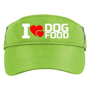 I Love Dog Food Adult Drive Performance Visor