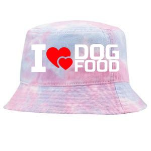 I Love Dog Food Tie-Dyed Bucket Hat